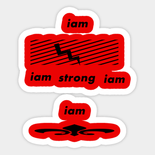 iam strong Sticker